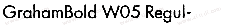 GrahamBold W05 Regul字体转换